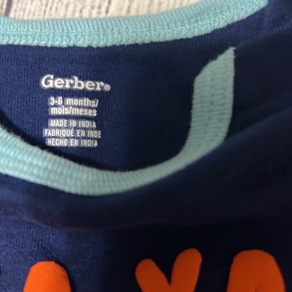 Baby boy shark & ocean outfit bundle 3-6 months - Picture 11 of 16